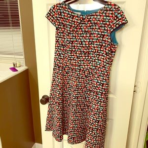 Cute multicolor dress for work